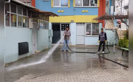 Ramazan Bayramı Öncesi Camii Temizliği Başladı
