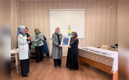 Akkent Kadın Kültür Merkezi’nde Esmaü'l-Hüsna Yarışması Düzenlendi