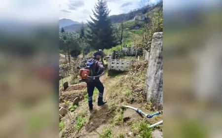 Trabzon’da Mezarlıklar Bayram Ziyaretine Hazır