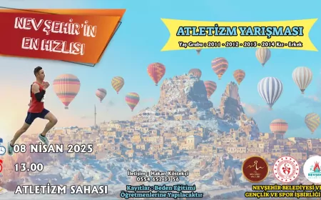 Nevşehir’de En Hızlı Koşanlar Belirleniyor!