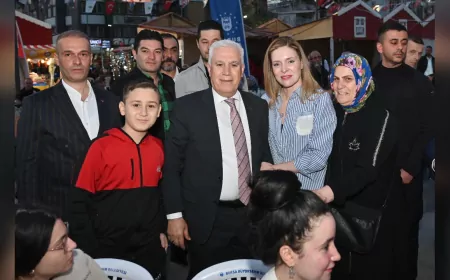 Bursa Büyükşehir Belediyesi, İftar Sofralarını Demirtaş'ta Kurdu
