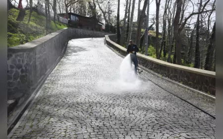 Giresun Kalesi Giriş ve Çıkış Yolları Yıkandı