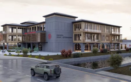 Sakarya’nın Yeni Şehir Kütüphanesi’nin İlk Görselleri Paylaşıldı