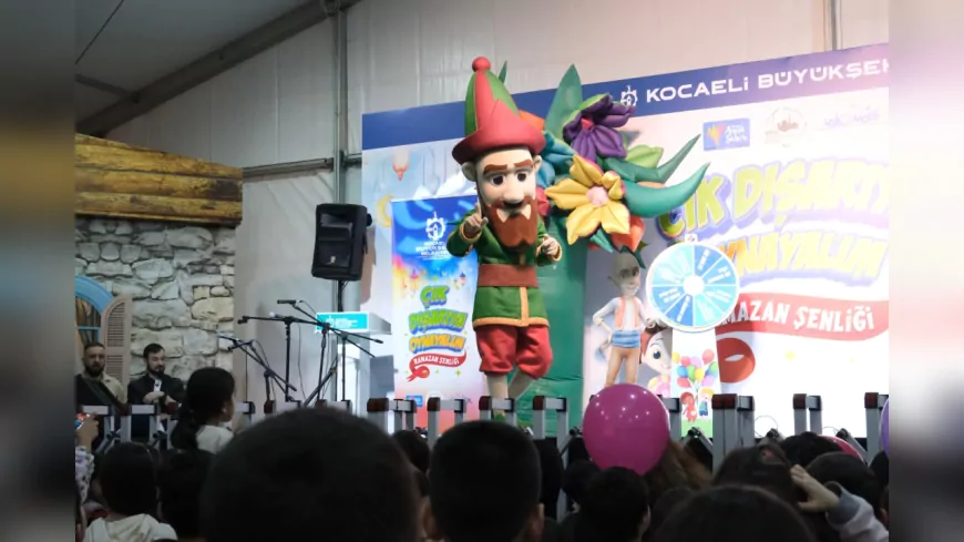 Kocaeli'de Ramazan Coşkusu: "Çık Dışarıya Oynayalım" Şenlikleri Çocukları Büyüledi