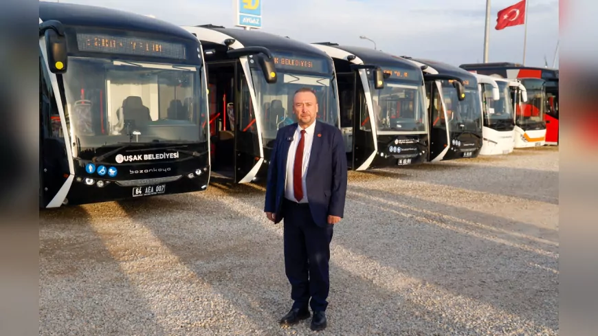 Uşak Belediye Başkanı Özkan Yalım, Elektrikli Otobüslerle Ulaşımı Yeniden Şekillendiriyor