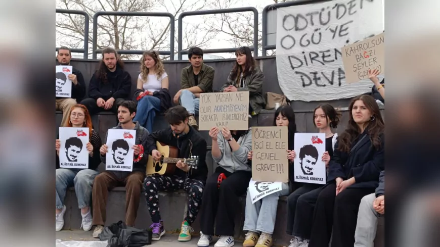 ESOGÜ Öğrencileri Akademik Boykota Destek İçin Yürüdü