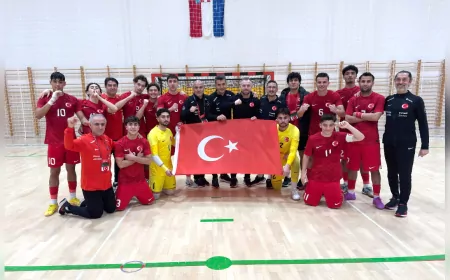 Futsal U19 Milli Takımı Hırvatistan'da Tarih Yazdı