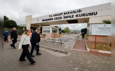İzmir Büyükşehir Belediye Başkanı Cemil Tugay, Tutuklu Gençleri Cezaevinde Ziyaret Etti