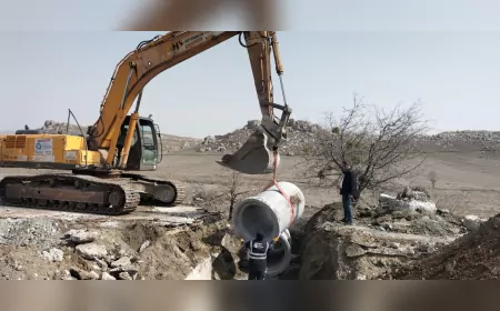 Antalya Büyükşehir Belediyesi Korkuteli Grup Yollarını Yeniliyor