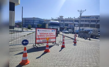 Gazipaşa’da Su Baskınlarına Kalıcı Çözüm