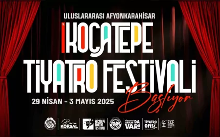 1. Uluslararası Afyonkarahisar Kocatepe Tiyatro Festivali 29 Nisan’da Başlıyor