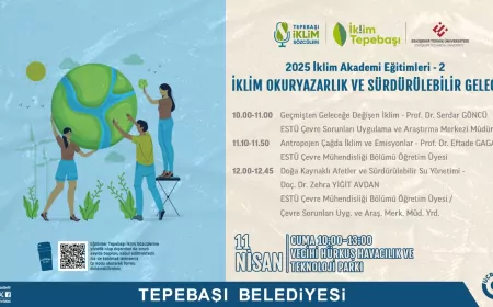 Tepebaşı Belediyesi “İklim Okuryazarlık ve Sürdürülebilir Gelecek” Eğitimini Düzenliyor