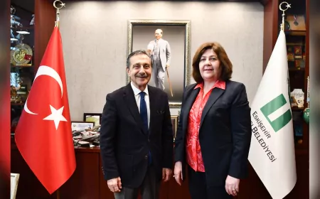 Çifteler Belediye Başkanı Konakcı’dan Başkan Ataç’a Ziyaret