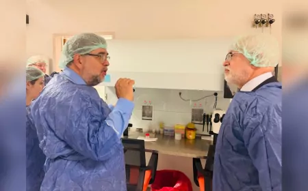 İl Sağlık Müdürü Doç. Dr. Yaşar Bildirici, Yunus Emre Devlet Hastanesi Tüp Bebek Merkezi’ni Ziyaret Etti