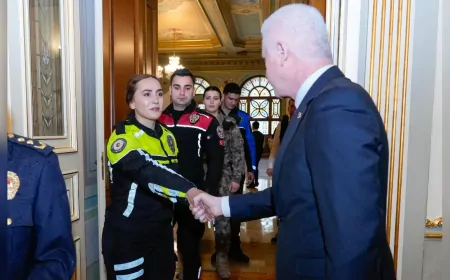 İl Emniyet Müdürü Selami Yıldız’dan Vali Davut Gül’e Polis Haftası Ziyareti