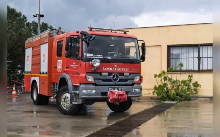 İzmir’de İtfaiyeci Olmak İçin Zorlu Parkurlarda Ter Dökülüyor
