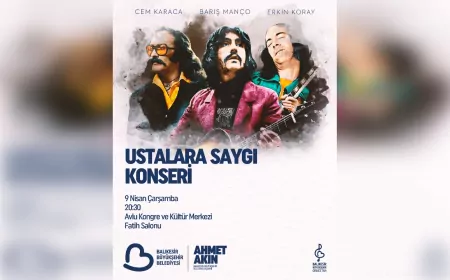 Balıkesir’de “Ustalara Saygı” Konseri ile Anadolu Rock Efsaneleri Anılacak