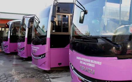 Büyükşehir’den Hendek’e 3 Yeni J Plaka Halk Otobüsü