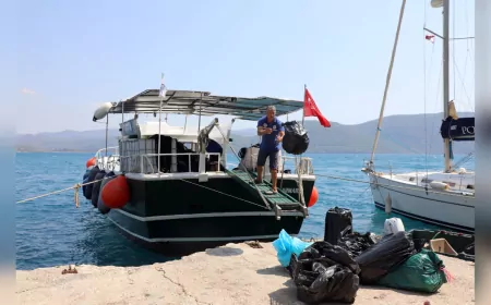 Muğla Büyükşehir Belediyesi, Atık Alım Teknelerini Sezona Hazırlıyor