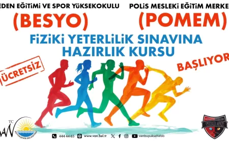 Van Büyükşehir Belediyesi’nden Gençlere Ücretsiz BESYO ve POMEM Kursu Desteği
