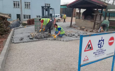 Körfez’in Kırsal Mahallelerine 7.500 m² Parke Yol Yapılıyor