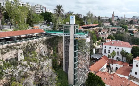 Antalya Yat Limanı Asansöründe Geniş Çaplı Bakım ve Onarım Çalışması