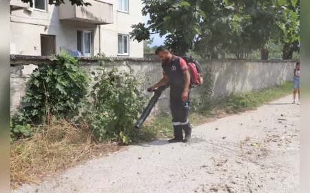 Düzce Belediyesi’nden 2025’in İlk Çeyreğinde 16 Bin Ton Atıkla Temizlik Rekoru