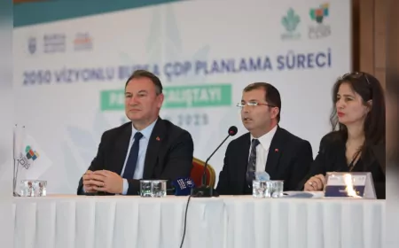 Bursa’nın 2050 Vizyonu Şekilleniyor: Çevre Düzeni Planı İçin Paydaş Çalıştayı Düzenlendi