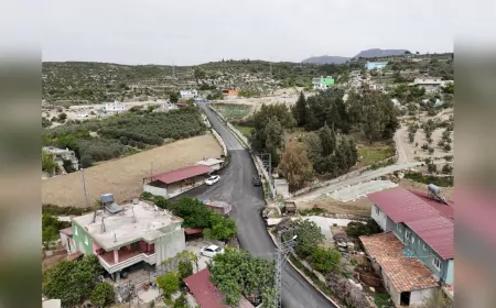 Hatay Büyükşehir’den Yayladağı’na 3200 Metrelik Asfalt Hamlesi