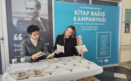 İzmir’de Kitap Bağışı Kampanyası Başladı: Kitap Kurtları İçin Vapur İskelelerinde Noktalar Kuruldu