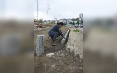 Giresun Belediyesi Fen İşleri Ekipleri, Şehir Genelinde Çalışmalarına Devam Ediyor