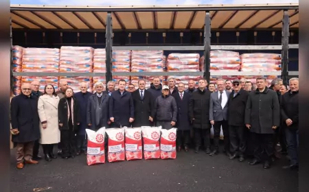 İBB’den Silivri’de Çiftçilere Tohum Desteği