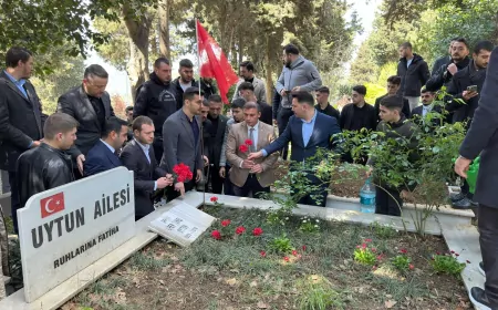 Beykoz’un Yiğidi Alper Tunga Uytun Kabri Başında Dualarla Anıldı