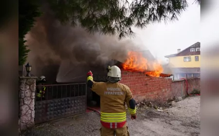 Düzce İtfaiyesi’nden 3 Aylık Performans Raporu: 258 Vakaya Müdahale Edildi