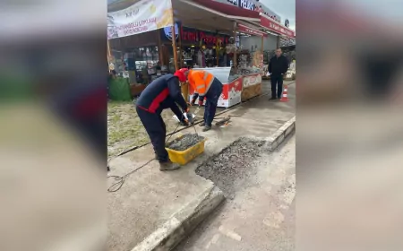 Kocaeli Büyükşehirden Yaya Güvenliğine Büyük Dokunuş Kaldırımlar ve Geçitler Yenileniyor,
