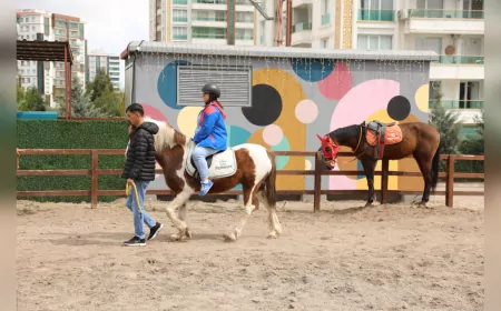 Diyarbakır’da Özel Öğrencilere Atlarla Terapi Desteği