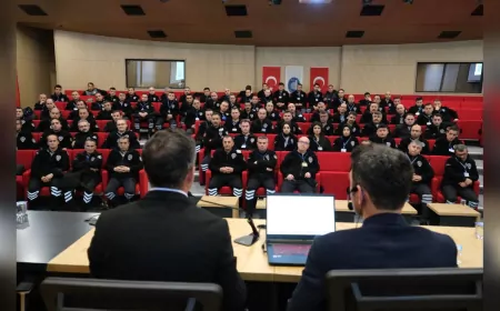 Çorum Belediyesi Güvenlik Personeline Hizmetiçi Eğitim Verdi