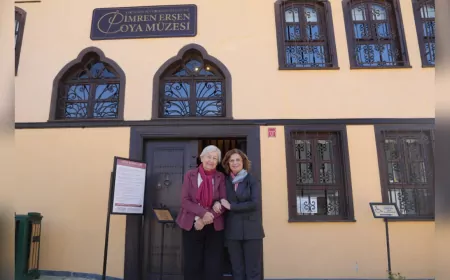 Başkan Ayşe Ünlüce, Oya Müzesi’nde İmren Erşen ile Buluştu