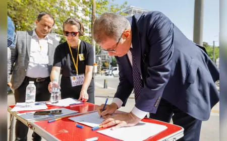 İzmir Atatürk Lisesi’ndeki Öğretmen Atamalarına Tepki Büyüyor: Başkan Tugay İmza Kampanyasına Destek Verdi