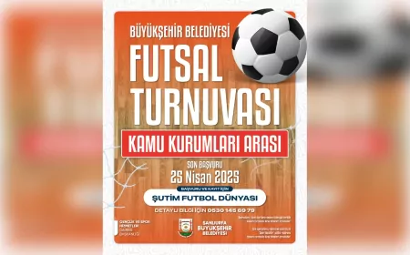 Şanlıurfa’da Kamu Kurumları Futsal Turnuvası Başlıyor