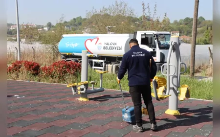 Yalova Belediyesi’nden Seyrantepe Mahallesi’nde Kapsamlı Temizlik Çalışması