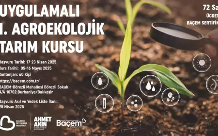 BAÇEM’den Uygulamalı Agroekolojik Tarım Kursu: Sürdürülebilir Tarıma Destek