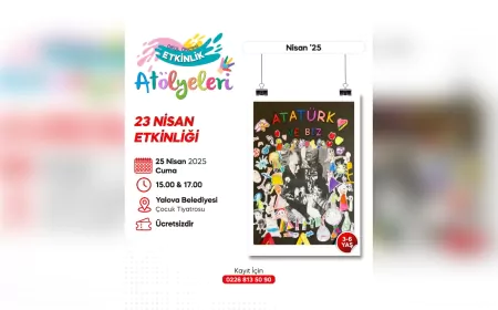 Yalova’da Çocuklar Nisan Ayını Bayram Coşkusuyla Kutluyor