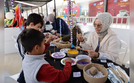 KO-MEK’in “Rüzgâr Canı Atölyesi”nde Bayram Coşkusu Rüzgarla Buluştu