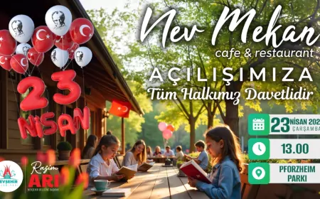 NevMekan Cafe-Restaurant 23 Nisan’da Hizmete Açılıyor