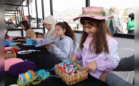 KO-MEK’te 23 Nisan Coşkusu Renkli Şapkalarla Taçlandı