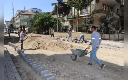Yalova Belediyesi’nden İsmetpaşa Mahallesi’ne Yeni Dokunuş: Sedir Sokak Yenileniyor