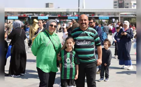 Kocaelili Çocuklar Milli İrade Meydanı’nda Çifte Bayram Coşkusu Yaşadı