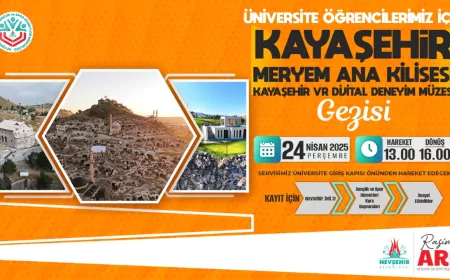 NEVÜ Öğrencileri Kayaşehir’in Tarihinde Yolculuğa Çıkacak