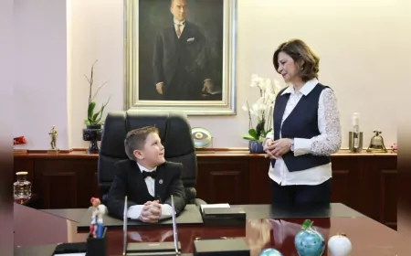 Eskişehir’in Çocuk Başkanı Ege Ersen 23 Nisan’da Projelerini Açıkladı